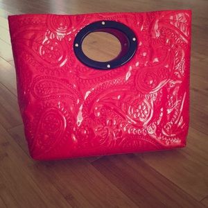 Kate Spade poppy red tote